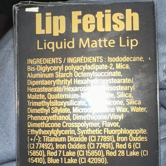 NIB Scott Barnes Lip Fetish liquid matte #facts nude color nice new - Picture 3 of 6